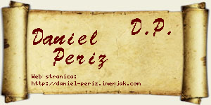 Daniel Periz vizit kartica